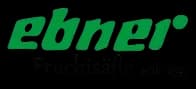 Logo von Ebner Fruchtsäfte, grüne Schrift.