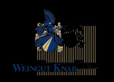 Logo von Weingut Knab mit Wappen und Schriftzug.
