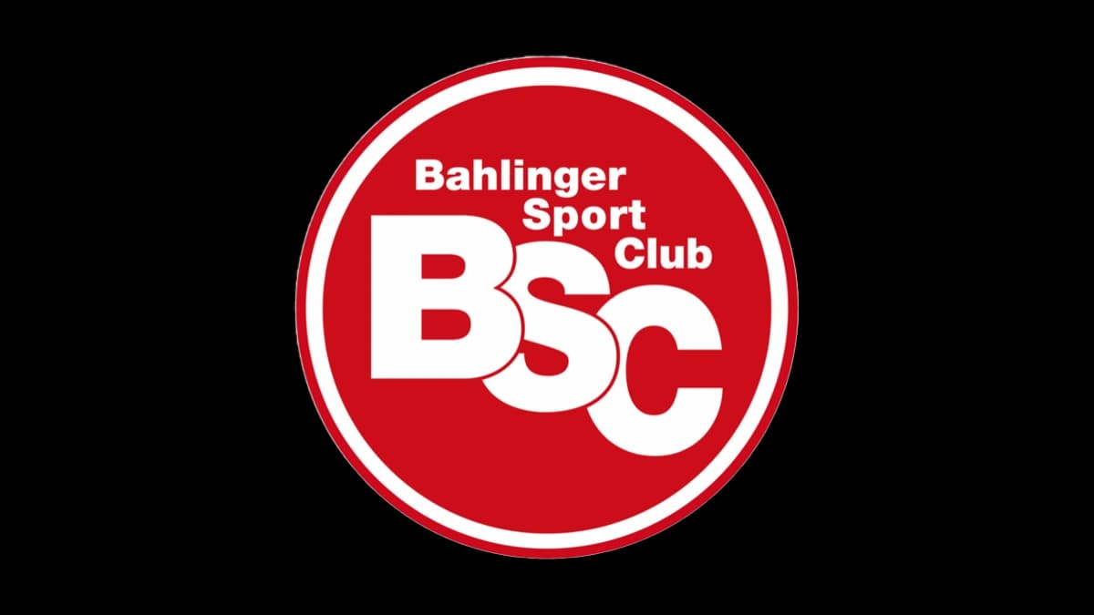 Logo des Bahlinger Sport Clubs in Rot und Weiß mit den Buchstaben BSC.