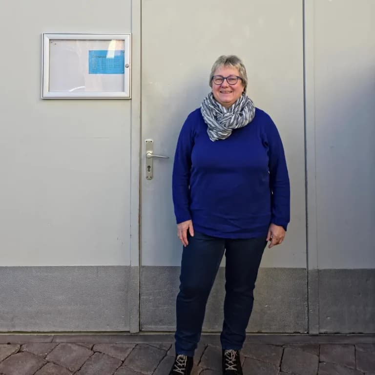 Porträt von Petra Spies, Abholmarkt und Buchhaltung.